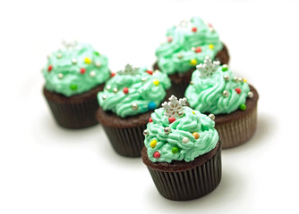 Christmas cupcakes