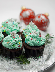 Christmas cupcakes