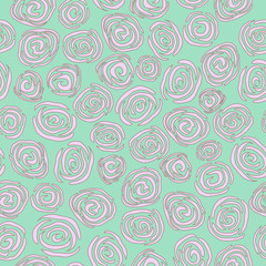 Fototapeta na wymiar roses seamless pattern vector eps8