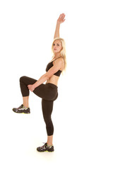 pull leg up stretch