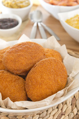 Acaraje - Brazilian fritters made with black-eyed peas