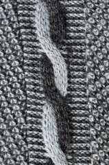 knit wool background old handmade sweater pattern