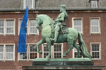 statue of Johann Wilhelm II in Dusseldorf