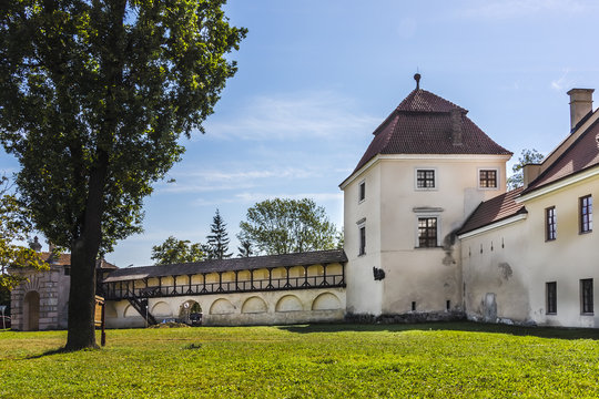 Zhovkva Castle (1594 - 1606) in Lviv region, Western Ukraine