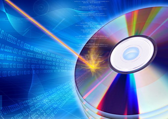 CD / DVD burning concept - 46388057
