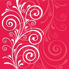Background with floral element