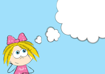 Girl dreaming