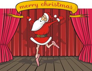 santa claus on the stage © ottoflick