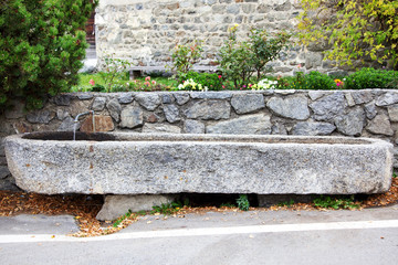 Granite water trough