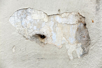 Schäden an Hauswand
