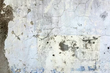 Crédence de cuisine en verre imprimé Vieux mur texturé sale Schäden an Hauswand