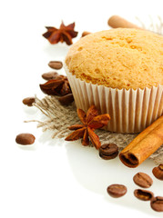 Fototapeta na wymiar tasty muffin cake