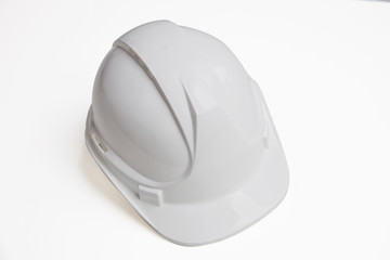 Close-up of hard hat over white background