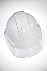 Close-up of hard hat over white background