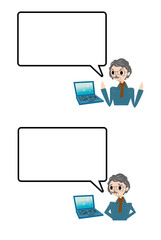 パソコン,スマホ,タブレット,コンピューター,ネットワーク,インターネット,吹き出し