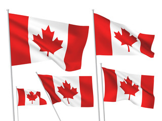 Canada vector flags