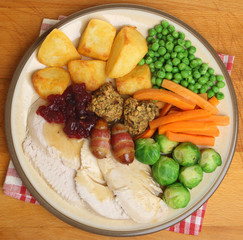 Roast Turkey Christmas Dinner