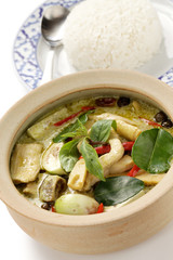 green curry, thai cuisine