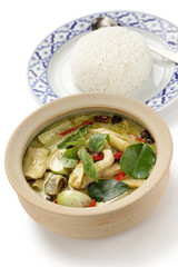 green curry, thai cuisine