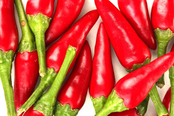 little hot peppers close-up