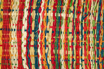 Colorful paper weave