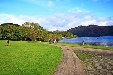 Loch Lomond in October, Scotland, UK