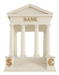 Obraz premium stone bank icon