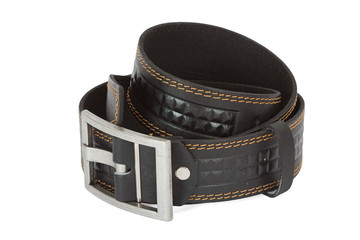 Leather belt