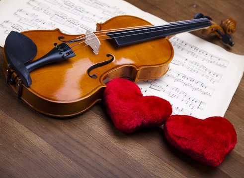 Valentine violin