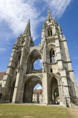 Fototapeta na wymiar Abbey of St-Jean-des Vignes w Soissons