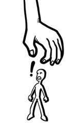 Hand exclamation puppet