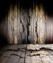 abstract the old wood floor for background