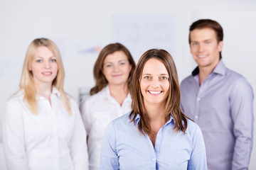 Fototapeta premium ein junges team im büro