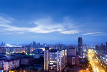 Fototapeta na wymiar Shanghai Noc