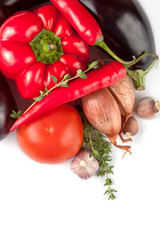 Fresh ingredients for cooking