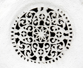 Window relief detail from a Greek church