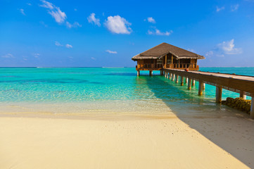 Tropical beach at Maldives