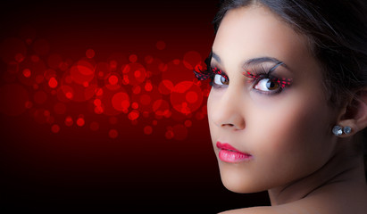 lange wimpern