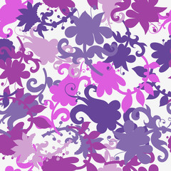 absract floral seamless pattern