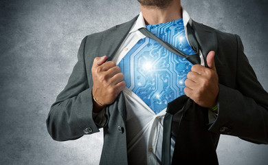 Technology super hero