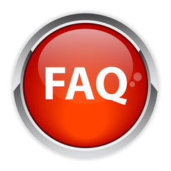 bouton internet question FAQ icon red