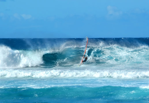 Balancing While Windsurfing