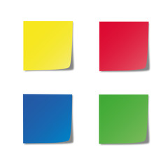 Fototapeta premium colorful note paper