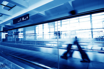 Shanghai Pudong Airport passengers