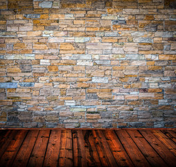 Interior of retro room