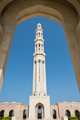 Fototapeta na wymiar Sultan Qaboos Mosque