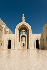 Fototapeta na wymiar Sultan Qaboos Mosque
