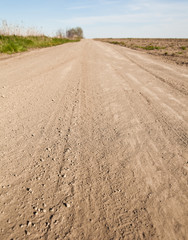 Dusty country road