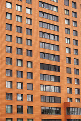 Fototapeta premium Detail einer Hochhausfassade