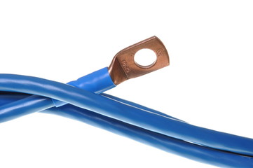 High-voltage cable with copper terminal